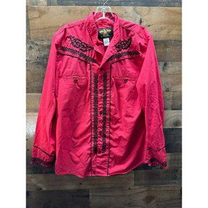 El General Men's Long Sleeve‎ Top Size Small